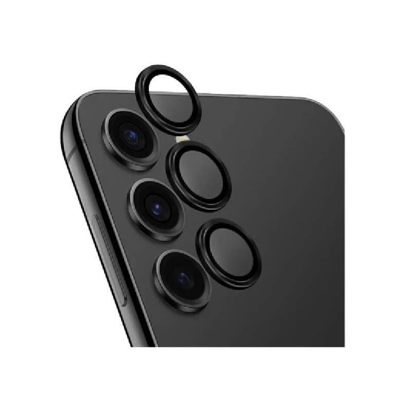 Uniq Optix Camera Lens Protector for Samsung Galaxy S24 Plus- Midnight Black