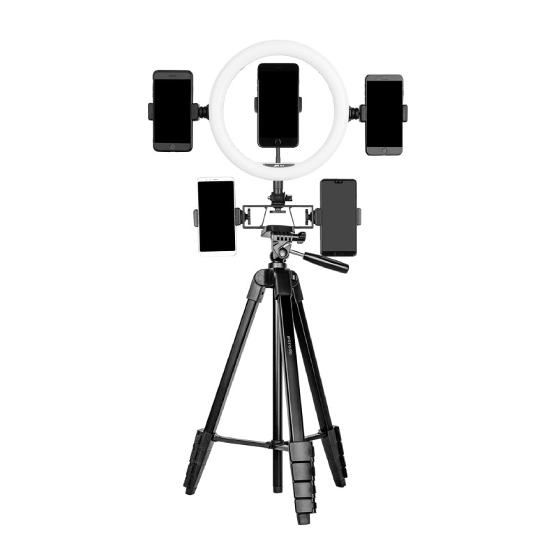 Porodo Professional Gimbal Tripod - Black