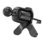 Porodo Dual Mount Magnetic Phone Holder - Black