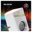 Porodo Gaming Gaming Stereo Wired Speakers Volume Knob Control - 1.1 Meter / 3.5mm Aux / USB - White