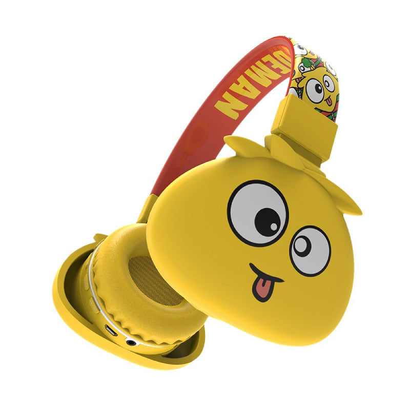MAESTRO Jelly Monsters wireless headphone for Kids - Bluetooth / Yellow Deman