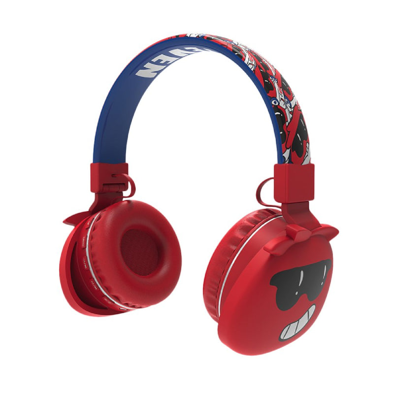 MAESTRO Jelly Monsters wireless headphone for Kids - Bluetooth / Red Steven