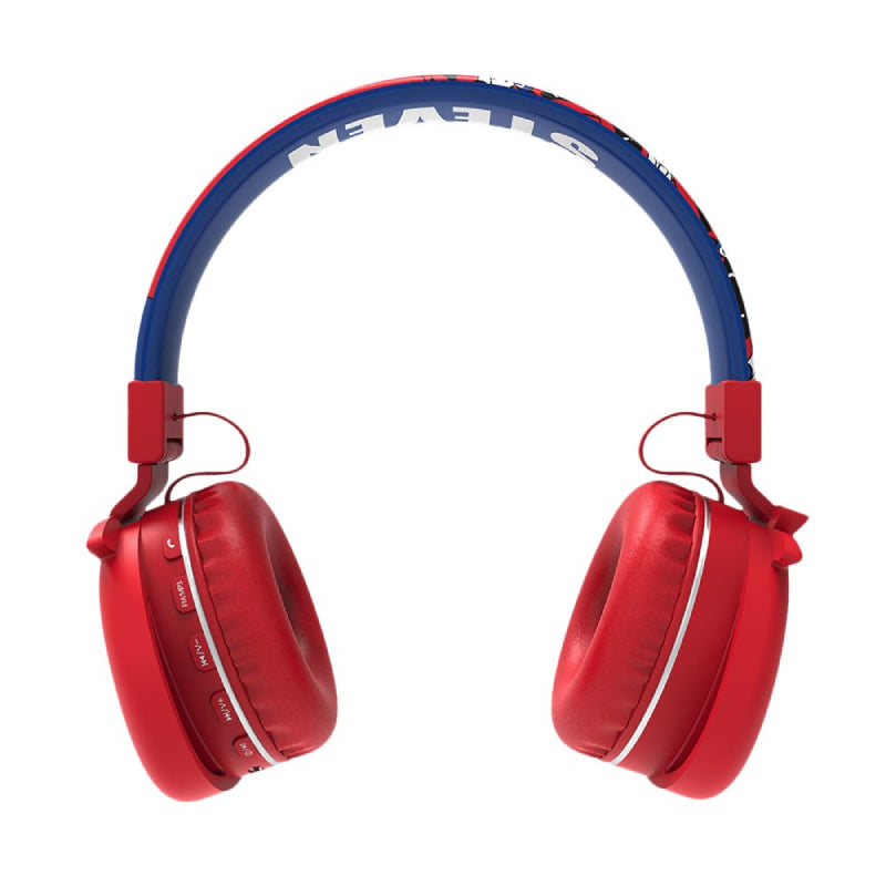 MAESTRO Jelly Monsters wireless headphone for Kids - Bluetooth / Red Steven