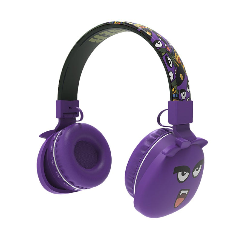 MAESTRO Jelly Monsters wireless headphone for Kids - Bluetooth / Purple Tiger