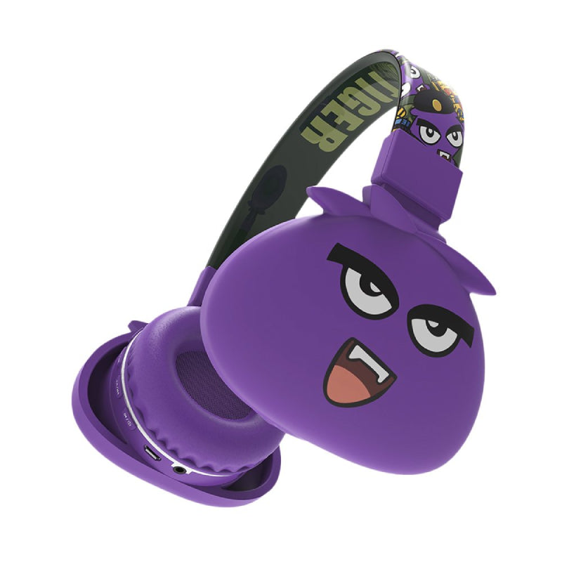 MAESTRO Jelly Monsters wireless headphone for Kids - Bluetooth / Purple Tiger