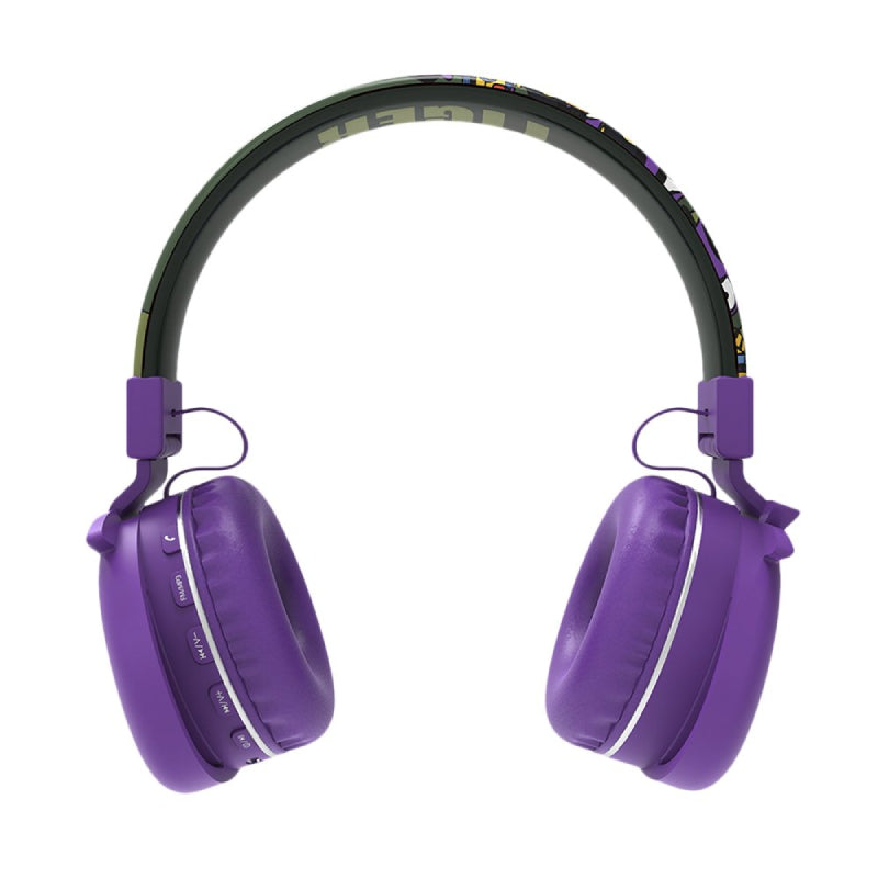MAESTRO Jelly Monsters wireless headphone for Kids - Bluetooth / Purple Tiger