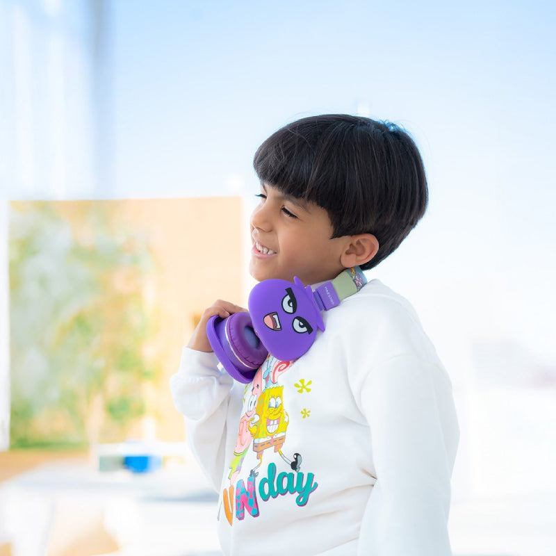 MAESTRO Jelly Monsters wireless headphone for Kids - Bluetooth / Purple Tiger