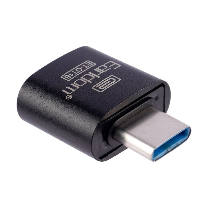 Earldom ET-OT18 OTG Adapter - Micro USB / USB-C / Black