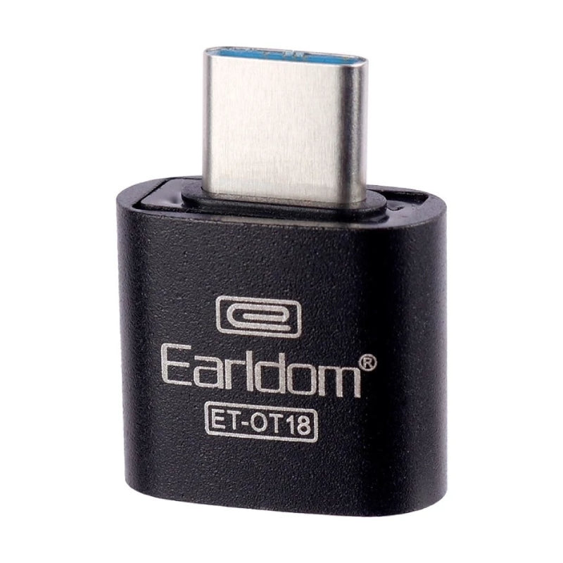 Earldom ET-OT18 OTG Adapter - Micro USB / USB-C / Black