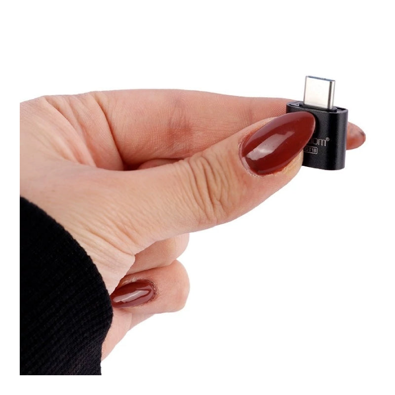 Earldom ET-OT18 OTG Adapter - Micro USB / USB-C / Black