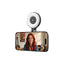 TELESIN C03 Magnetic Selfie Ring Light Phone Grip - Black