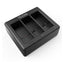 TELESIN 3 Slots Charger with 2 Batteries for GoPro 9/10/11 - Black