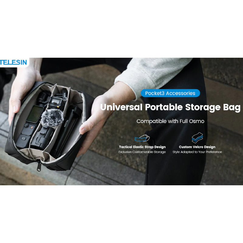 TELESIN Universal Portable Storage Bag For Osmo - Black