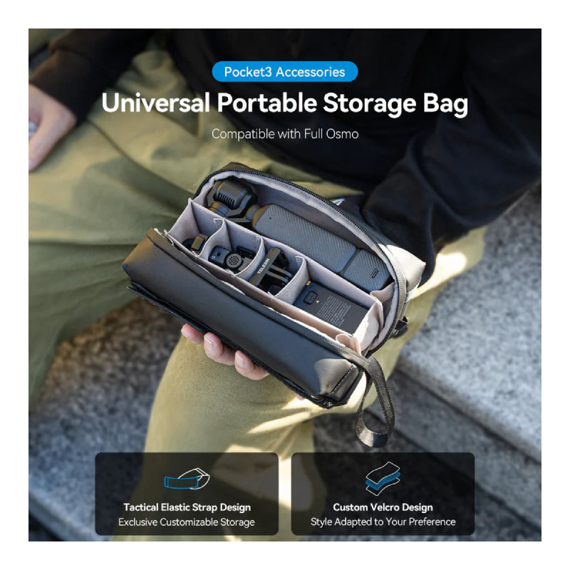 TELESIN Universal Portable Storage Bag For Osmo - Black