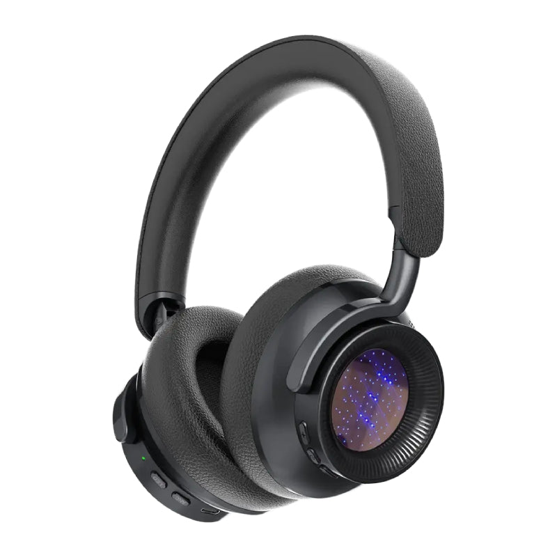 Powerology Astro Active Noise Cancelling Wireless Headphones - 600mAh / Bluetooth / Black