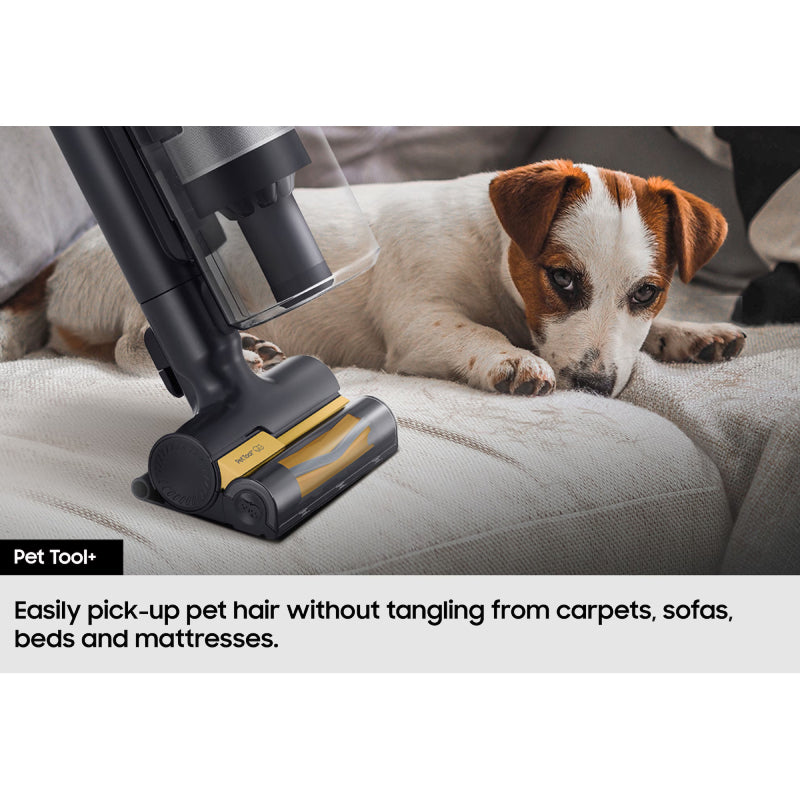 Samsung Jet 85 Stick Vacuum Cleaner - 580 Watts / 0.8 Liters / Black Chrometal