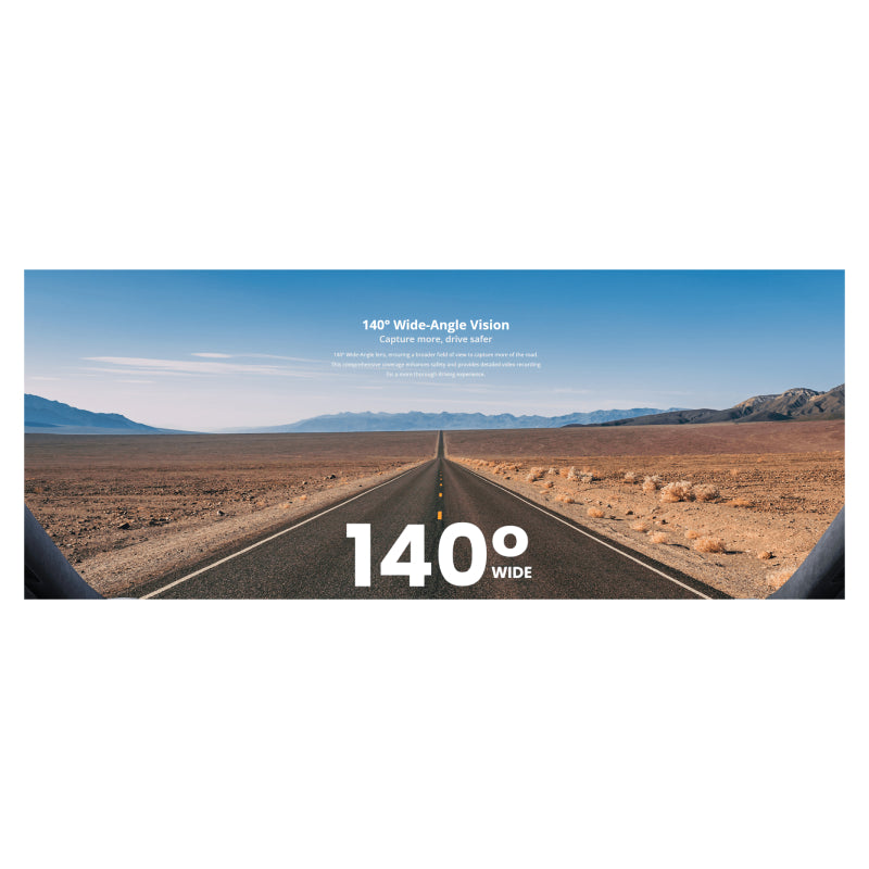 DDPAI N5 Dual Dash Cam - 4K / Wi-Fi / Black