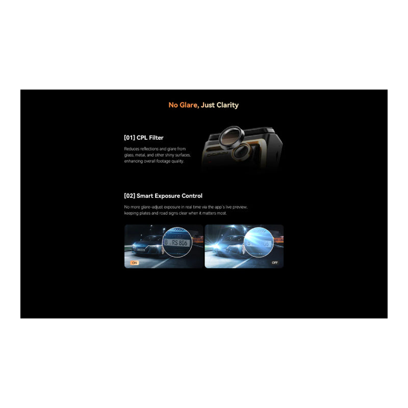 DDPAI Z90 Master 3CH Dash Cam - 3-inch IPS / Bluetooth / Black