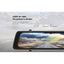 DDPAI Matrix Mirror Dash Cam - 9.35-inch LCD / Wi-Fi / Black