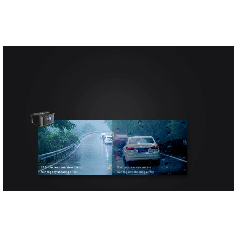 DDPAI Matrix Mirror Dash Cam - 9.35-inch LCD / Wi-Fi / Black