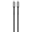Powerology Braided Cable - 1.5 Meter / USB-C / Black