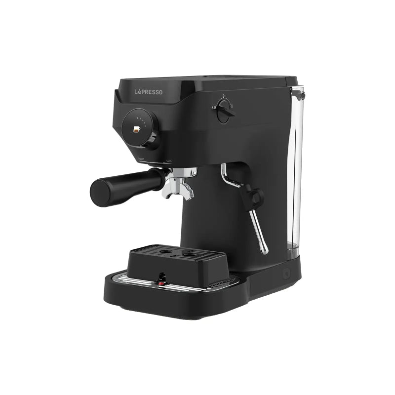 LePresso Lucenero 19-Bar Coffee Machine with LCD Screen - Black
