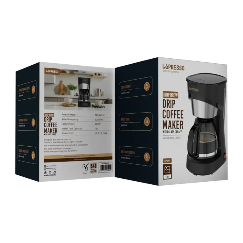 LePresso Drip Coffee Maker - Black