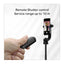 MOMAX 1-Snap Pole Magnetic Tripod Selfie Stick with Wireless Remote - Black