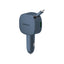 MOMAX 1-Move 2-Port Car Charger With Built-In Retractable Cable - 60W / USB-A / USB-C / Gray