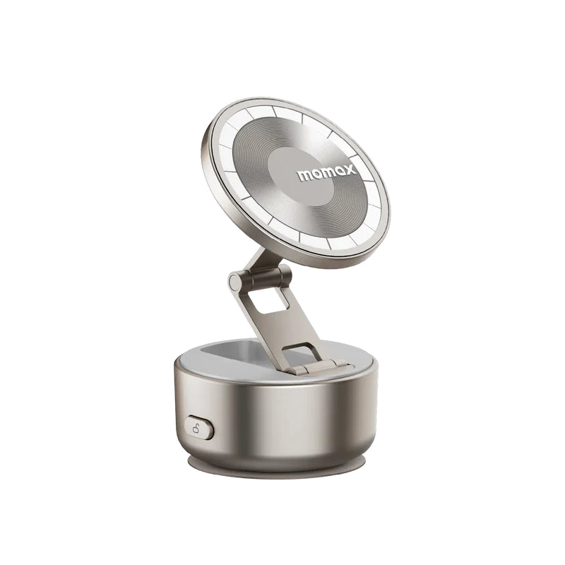MOMAX 1-Snap Go Auto Suction Magnetic Phone Stand - Titanium
