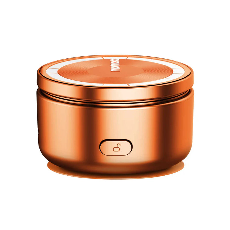 MOMAX 1-Snap Go Auto Suction Magnetic Phone Stand - Solar Orange