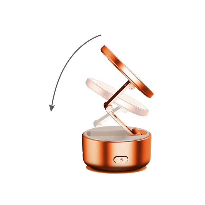 MOMAX 1-Snap Go Auto Suction Magnetic Phone Stand - Solar Orange