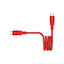 MOMAX Mag.Link Magnetic Cable - USB-C / 100W / 1 Meter / Red
