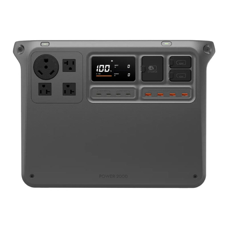 DJI Power 2000 Portable Power Station - 2048Wh / USB-A / USB-C / Black