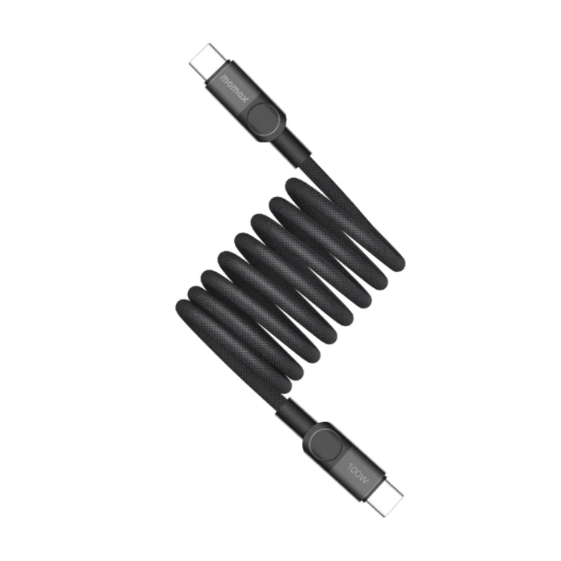 MOMAX Mag.Link Magnetic Cable - USB-C / 100W / 2 Meter / Black
