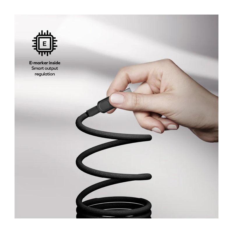MOMAX Mag.Link Magnetic Cable - USB-C / 100W / 2 Meter / Black