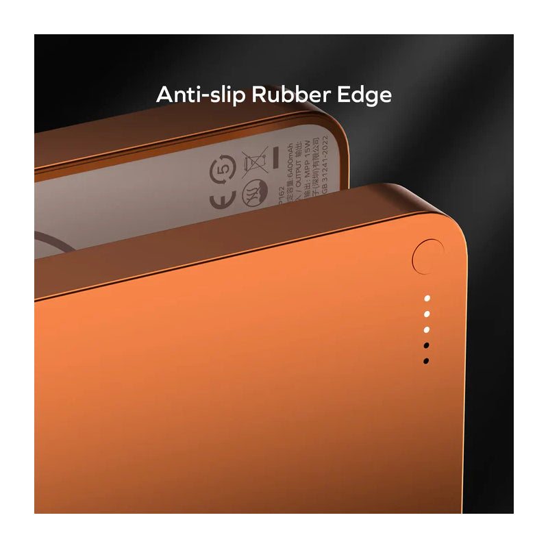 MOMAX 1-Power S.Pass Qi2 Magnetic Wireless Power Bank - 10000mAh / USB-C / Orange