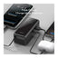 MOMAX 1-Pac 3-in-1 Hybrid GaN Power Bank with Built-In Retractable Cable - 10000mAh / USB-A / USB-C / Black
