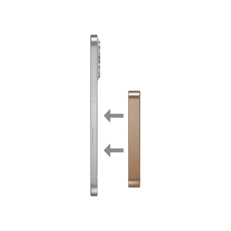 MOMAX 1-Power Q.Pass Qi2 Magnetic Wireless Power Bank - 10000mAh / USB-C / Sandstone