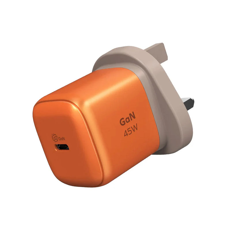 MOMAX 1-Charge GaN Charger - 45W / USB-C / Orange