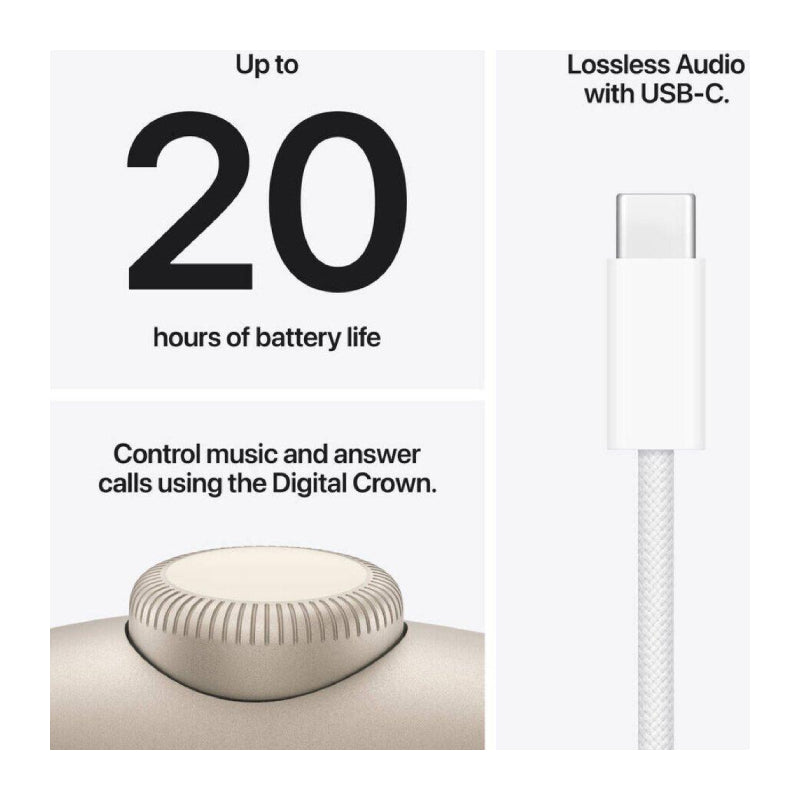Apple Airpods Max 2 - Bluetooth v5.3 / Wireless / Starlight - Headphone