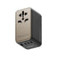 MOMAX Universal 4-Port Travel GaN Charger with USB-C Cable - 120W / USB-A / USB-C / Titanium