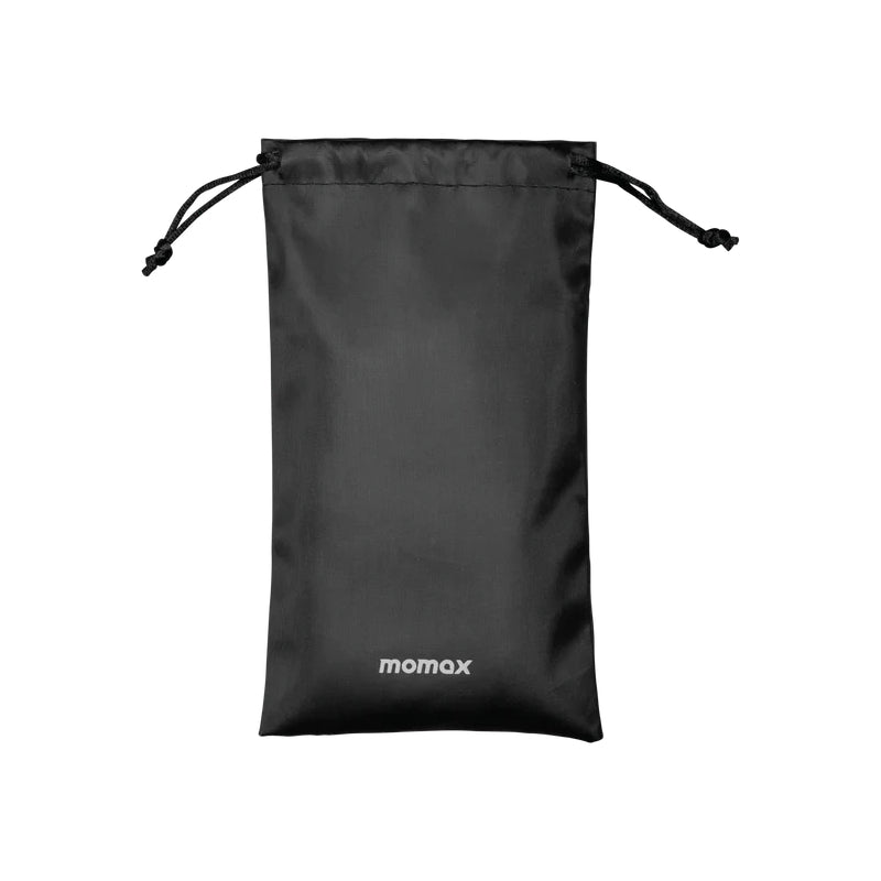 MOMAX Universal 4-Port Travel GaN Charger with USB-C Cable - 120W / USB-A / USB-C / Titanium