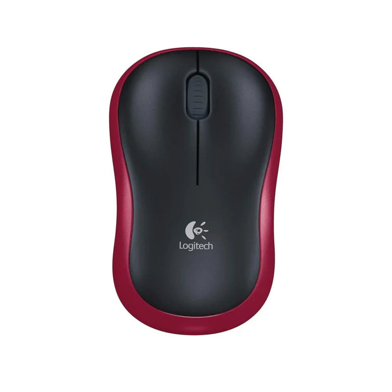 Logitech M185 Wireless Mouse - Red