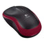 Logitech M185 Wireless Mouse - Red