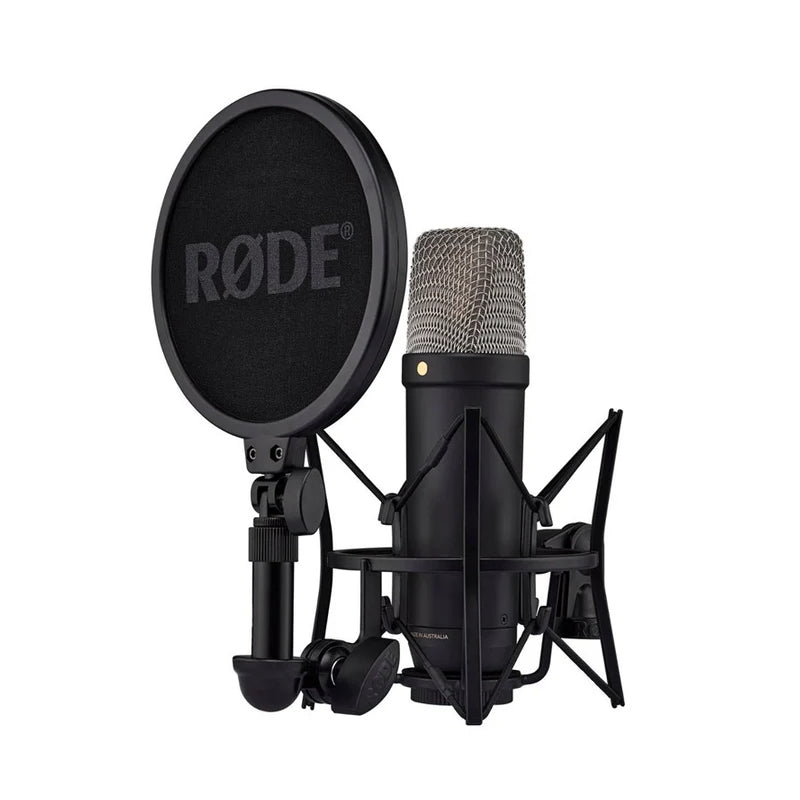 RODE NT1 5th Generation USB-C Studio Condenser Gaming and Streaming Microphone - Black