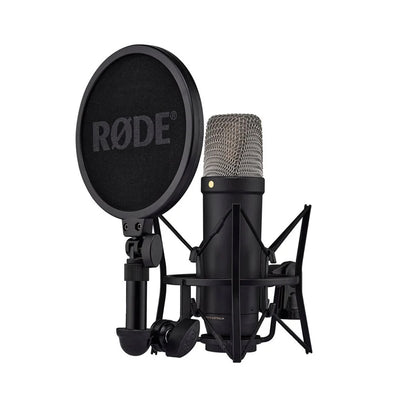 RODE NT1 5th Generation USB-C Studio Condenser Gaming and Streaming Microphone - Black