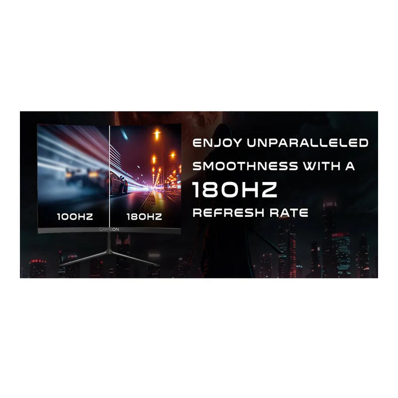 GameOn GOC24F180VA Gaming Monitor - 24" FHD / 180Hz / 0.5ms / DisplayPort / HDMI / Audio Out - Black