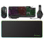 SHARX Jaws 4-in-1 Gaming Bundle (Keyboard, DPI Adjustable Mouse, RGB Gaming Headset, Mouse Pad) - Black