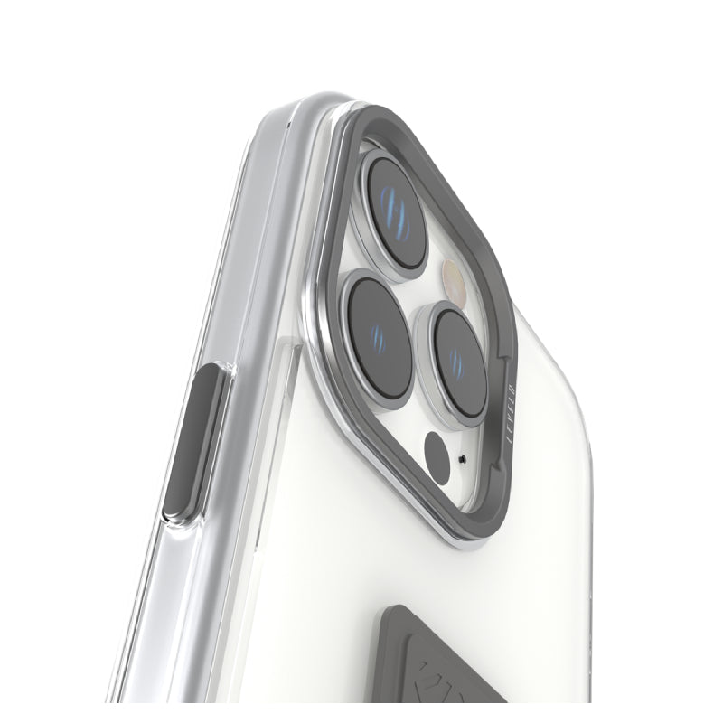 Levelo Morphix Clara Grip Case For Apple iPhone 16 Pro Max - Gray
